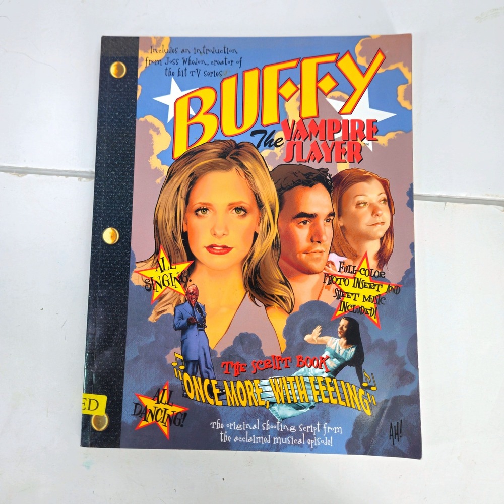 Buffy the Vampire Slayer Once More With Feeling Script Book 1st Edition 2002